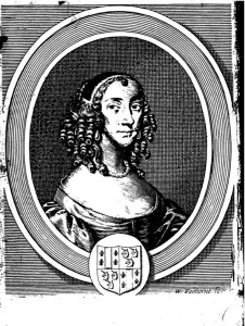 Hannah Woolley, frontispiece of "The Gentlewoman's Companion" (1673)